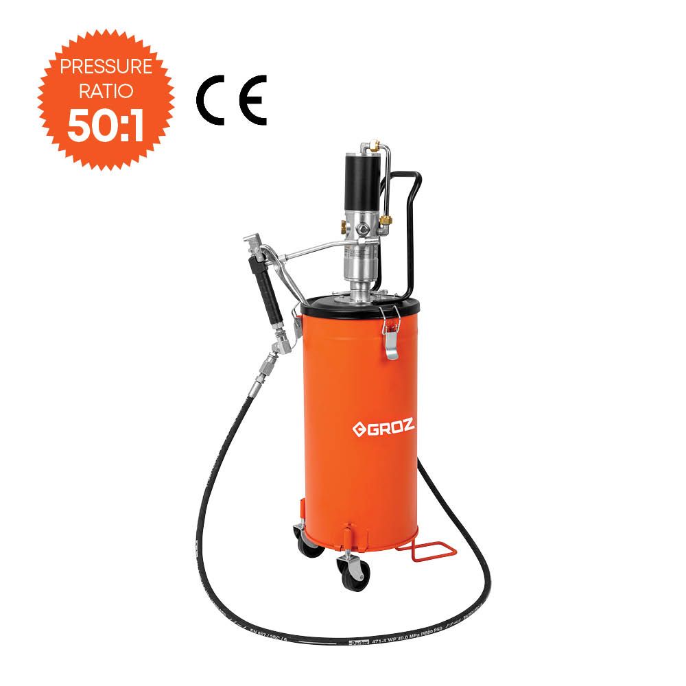 Portable Grease Pump System With Grease Drum